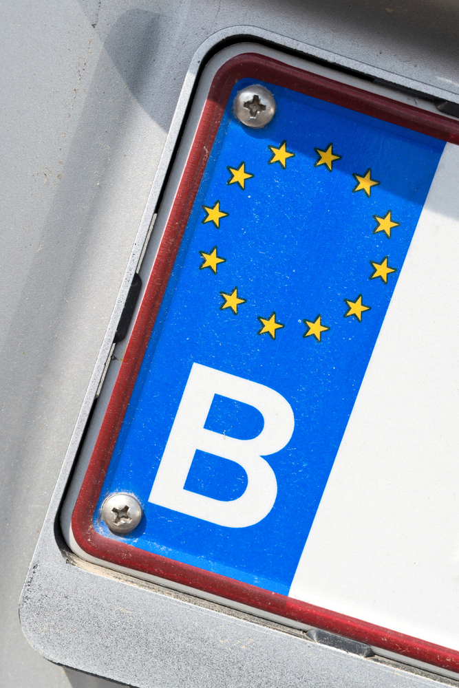belgische nummerplaat