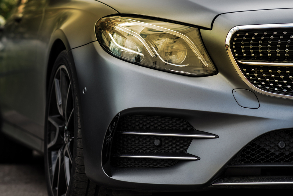 Mercedes close-up